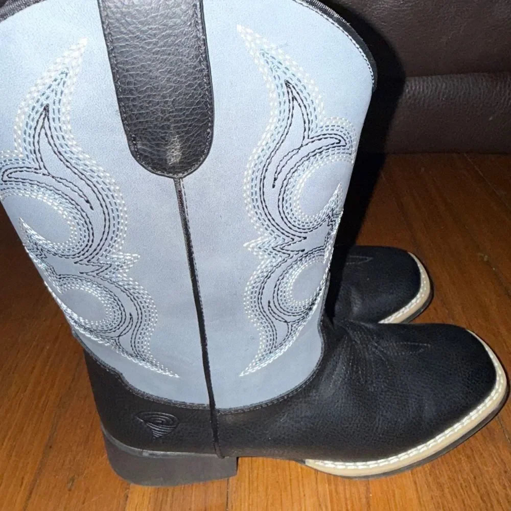 Twister Black and Blue Interior Boots size 3 big kids